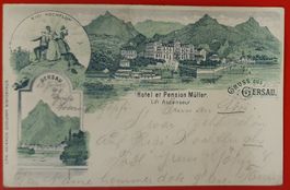 Gruss aus Gersau 1899 - Hotel Müller