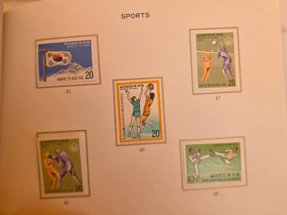Tutti i francobolli: SÜD KOREA 1974/ 75 ** FOLDER – Nuovo (secondo la descrizione) da Dintikon venduto da bonita099 9