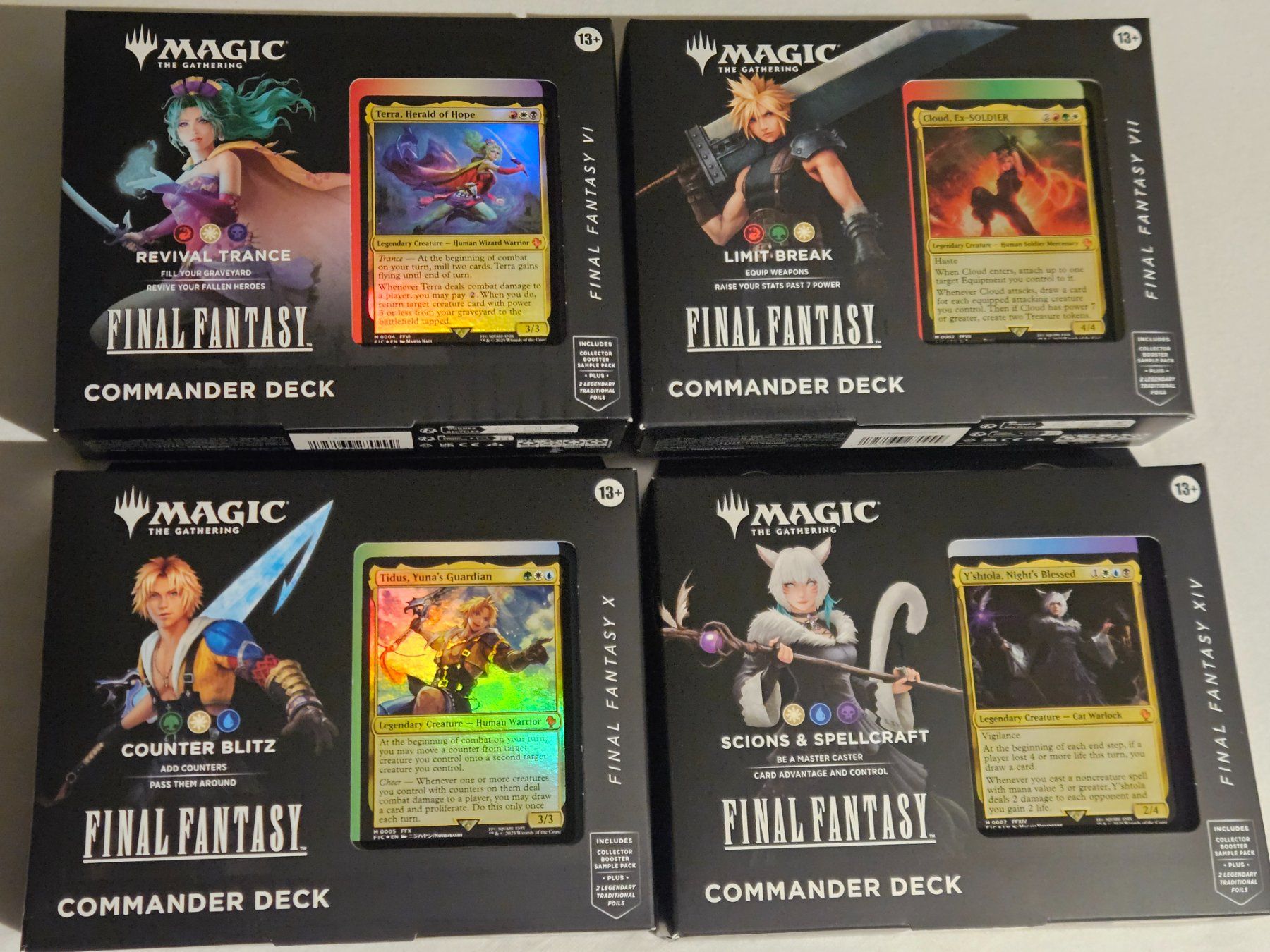 Magic The Gathering Sammelbilder & Trading cards: Magic Final Fantasy Commander Deck Set (Englisch) – Neu und originalverpackt aus Luzern von green_boy444