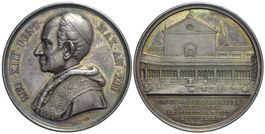 Rom, Leo XIII., Silbermedaille AN XII (1889)