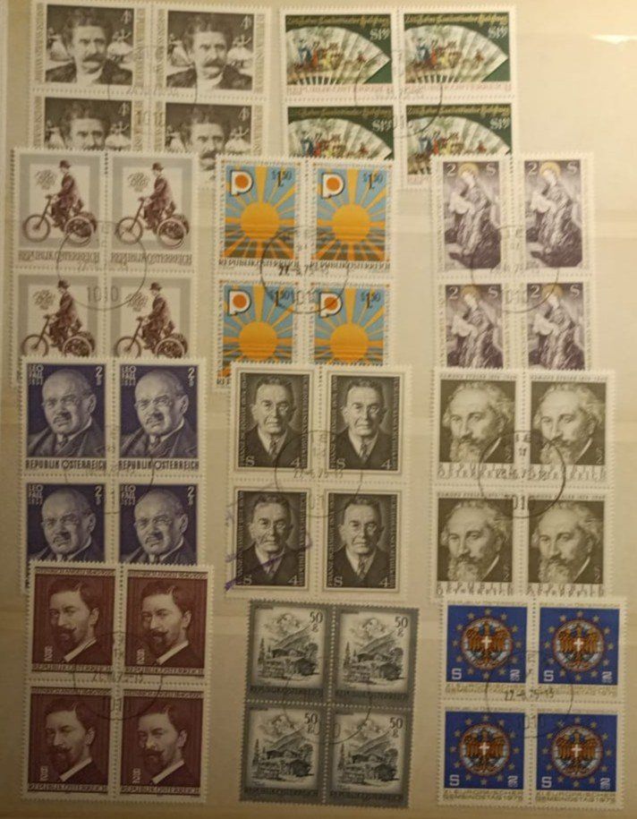 Tutti i francobolli: Lote Sellos Austria,,Bloque 4 – Usato da Stein am Rhein venduto da tom_fq6v