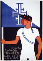 Plakat von Otto Baumberger Zürcher Turnfest