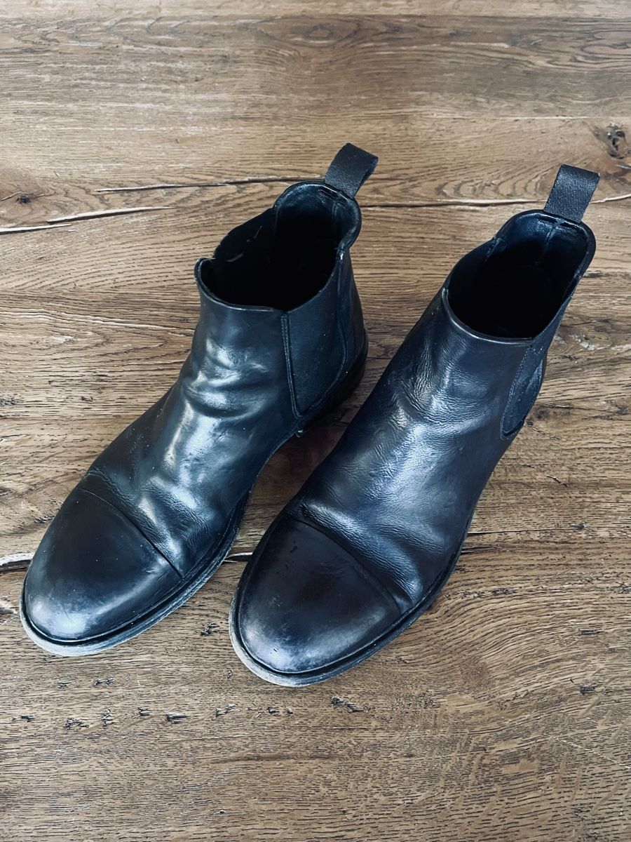 Navyboot Scarpe da uomo: Navyboot Herren Lederstiefel – Usato da Chur venduto da Mbadimeischter