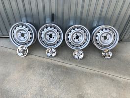 4 Cerchi restaurati 14x5,5 per Alfa Romeo Alfetta