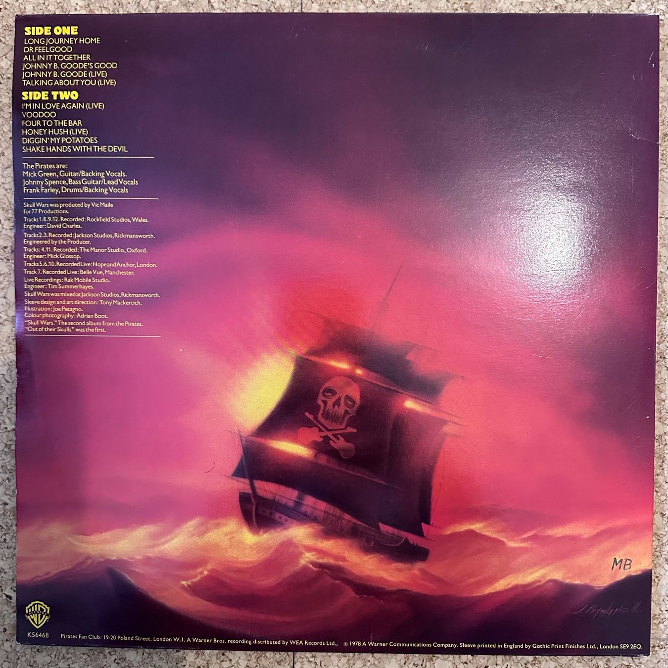 Dischi in vinile: LP - The Pirates – Skull Wars – Usato da Breganzona venduto da Onairda75 1