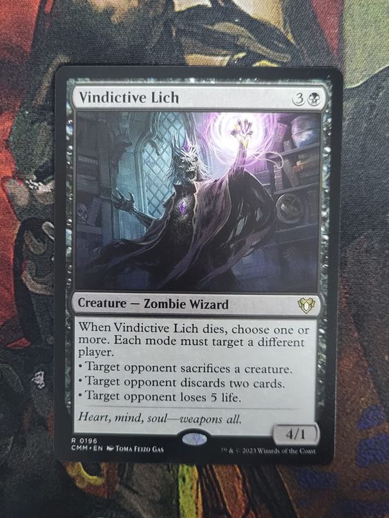Magic: The Gathering - Nefarious Lich (Lich Malvagio) - Singola Carta Odyssey - Rarità Rara