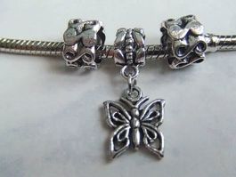 Beads   88-Muster   Tibet Silber 2 Stück