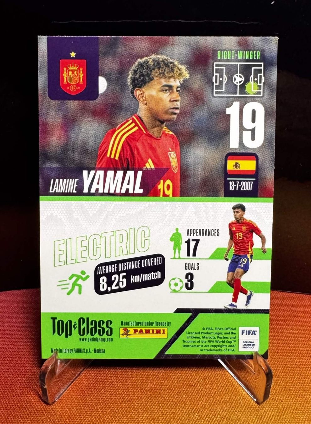 Panini Carte collezionabili: Lamine Yamal / Panini Top Class 2025 / Electric Insert – Nuovo (secondo la descrizione) da Berneck venduto da GL-Tradingcards 1
