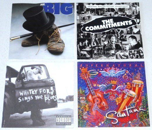 CD: 4CD's - White Ford, Santana, Mr. Big, the Commitments – Usato da Unterbäch VS venduto da diquq