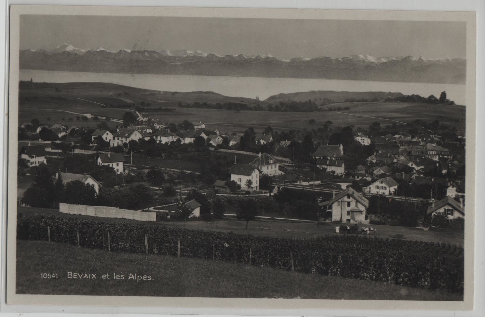Cartoline postali: Bevaix et les Alpes – Antico da Ettingen venduto da Kartenplanet