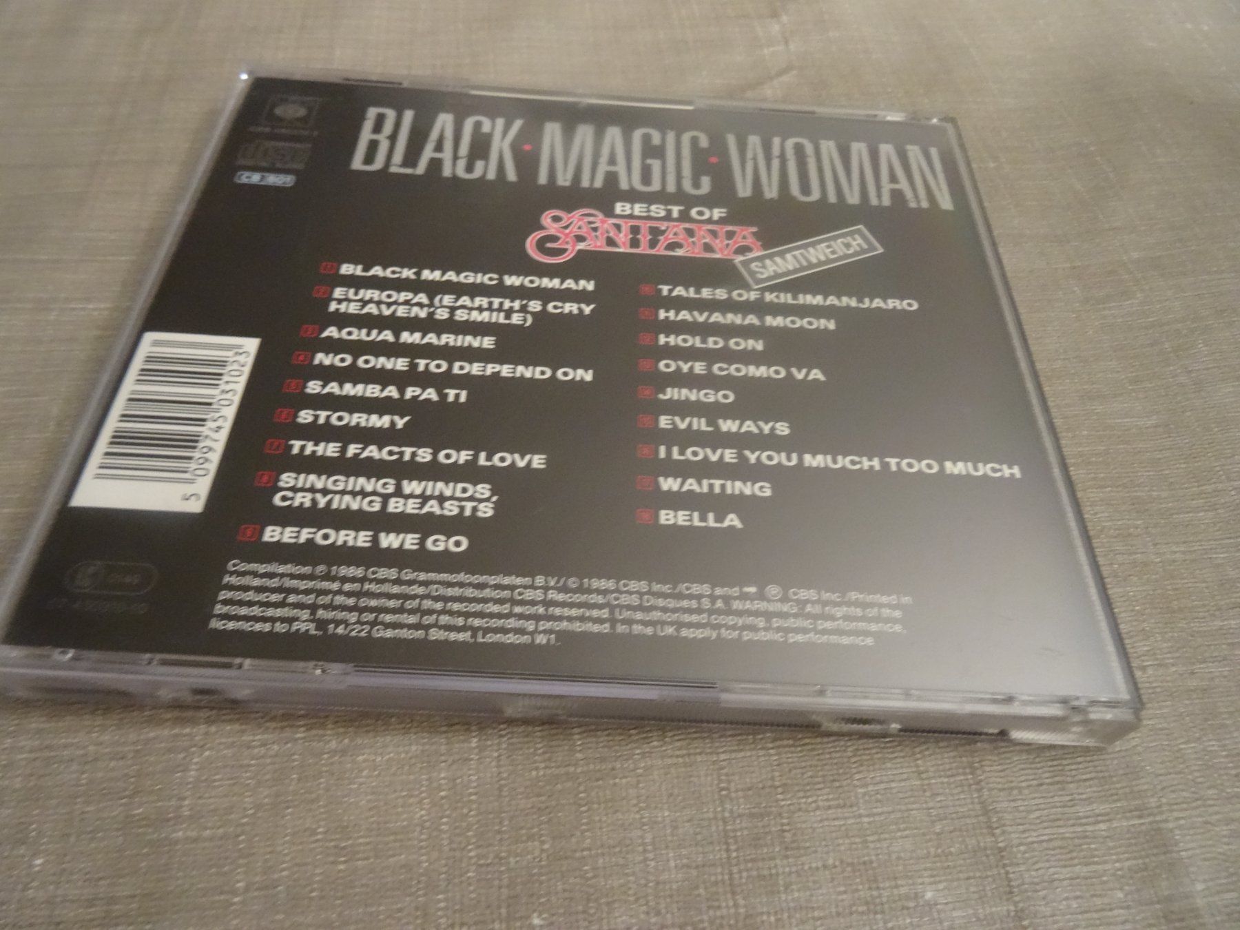 CD: Santana - Black Magic Woman CD - – Usato da Olten venduto da Disc-Ausverkauf 1