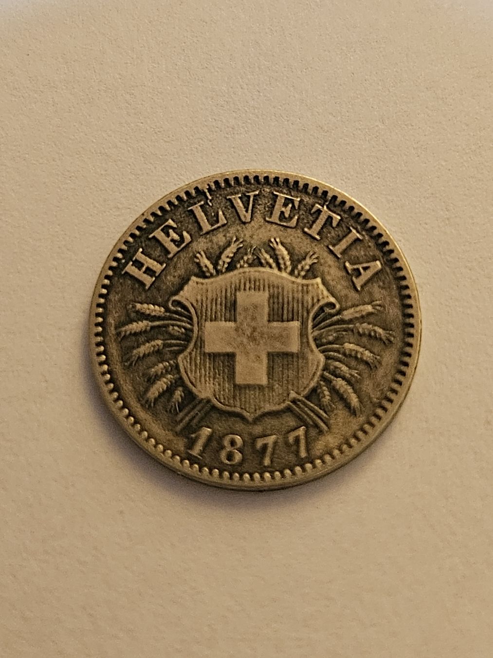 Tutti le monete: 5 Rappen 1877 – Usato da Pfäffikon ZH venduto da Melibol