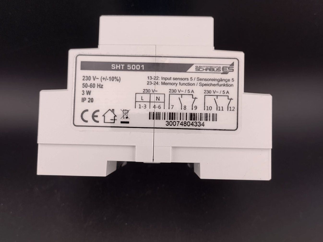 Sistemi d'allarme: Schabus SHT 5001 Wassermelder – Usato da Winterthur venduto da Hint17 5