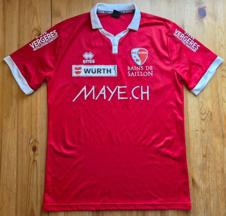 FC Sion Trikot errea Grösse XL FCS Sitten Trikot Maye
