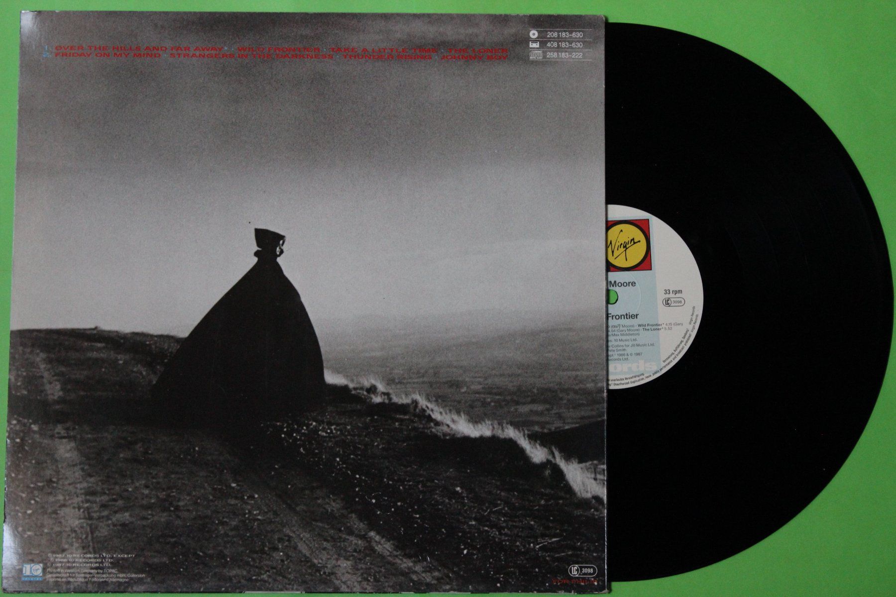 Dischi in vinile: Gary Moore - Wild Frontier LP Vinyl 1987 – Usato da Tübach venduto da JamesStone 1