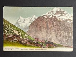 Landschaft bei Mürren