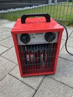 Heizlüfter Industrielüfter 2000W Rot neuwertig