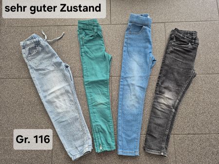 4 Hosen für Mädchen – Gr. 116