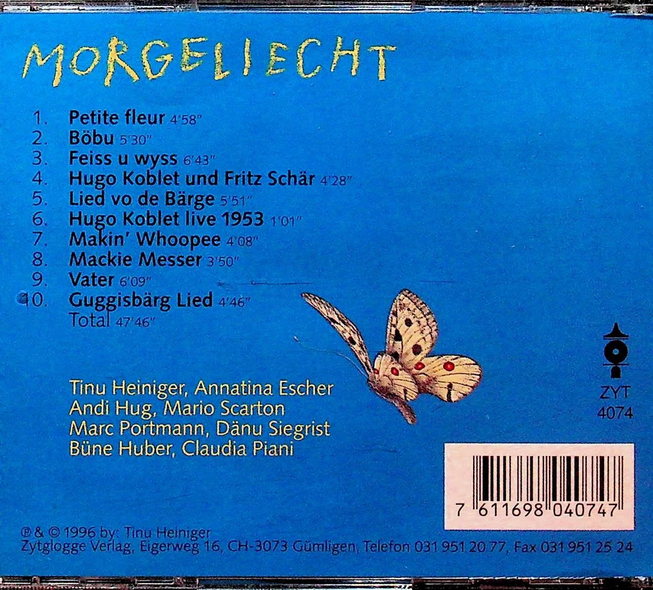 CD: CD Tinu Heiniger Morgeliecht – Usato da Reitnau venduto da Zaomir 1