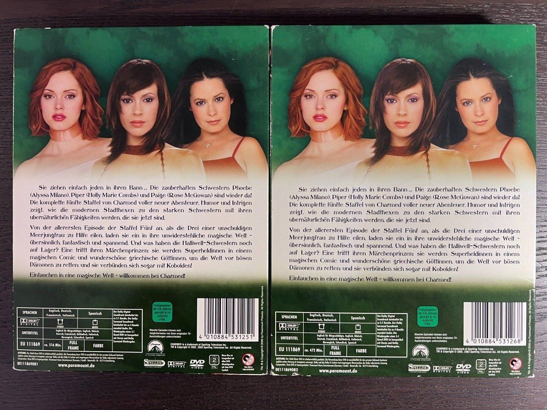 Alle DVDs: Charmed 5. Season Vol. 1 & 2 – Gebraucht aus Zürich von FilmFreunde 1