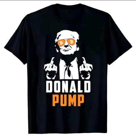 Cooles T-Shirt Donald Trump Donald Pump Gr. L bitcoin Shirt