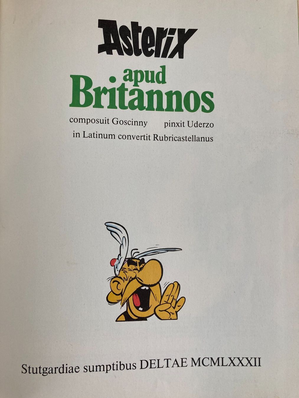 Fumetti: Asterix en latin-Apud Britannos – Usato da vaumarcus venduto da Nicolasorel 2