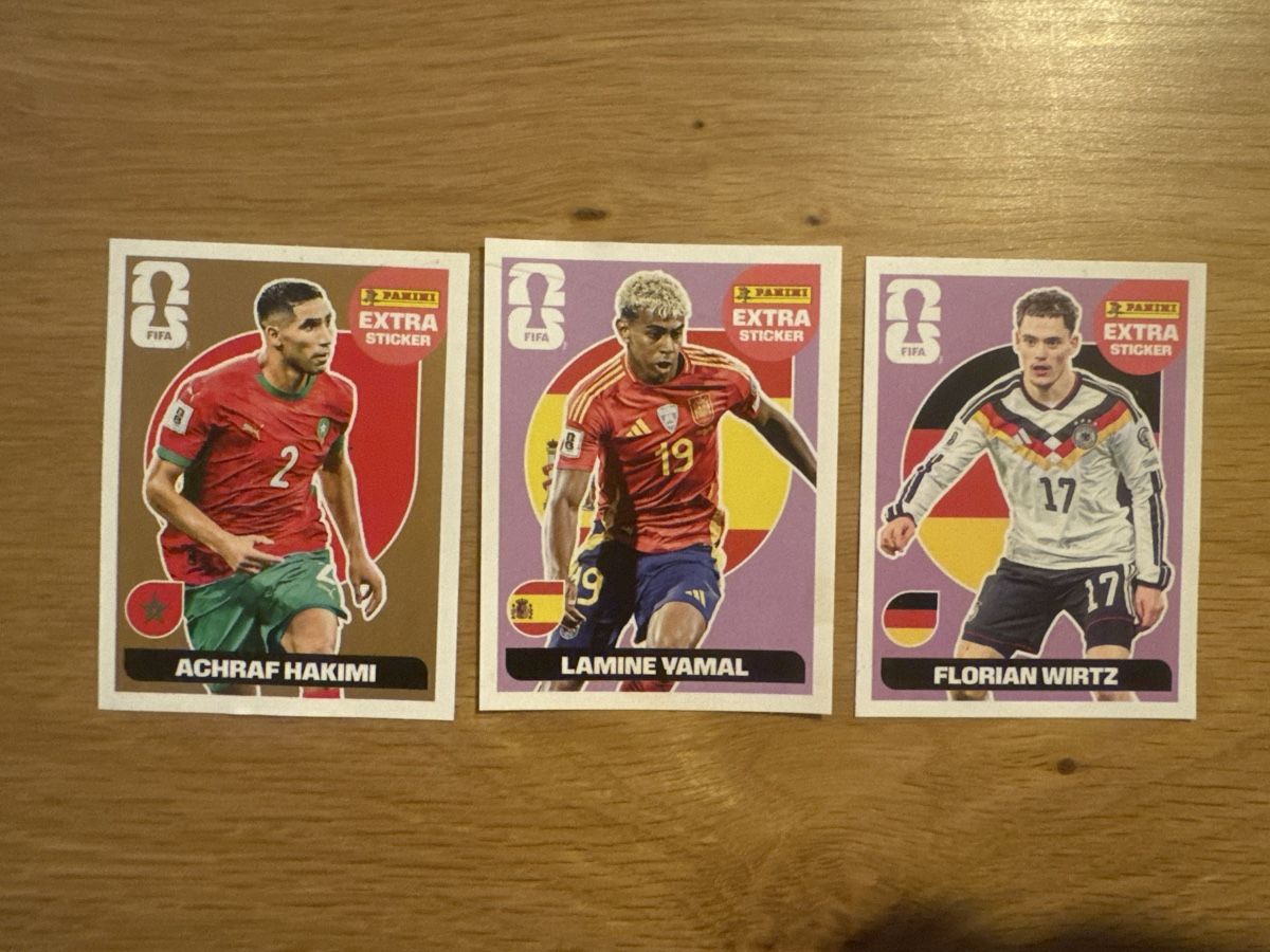 Panini Carte collezionabili: Panini Sticker Extra Wirtz Yamal Hakimi – Nuovo (secondo la descrizione) da Rudolfingen venduto da CardsAndMore