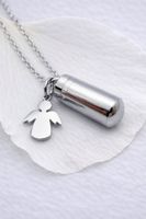 Urne Anhänger / Ascheschmuck / Schmuckurne silber