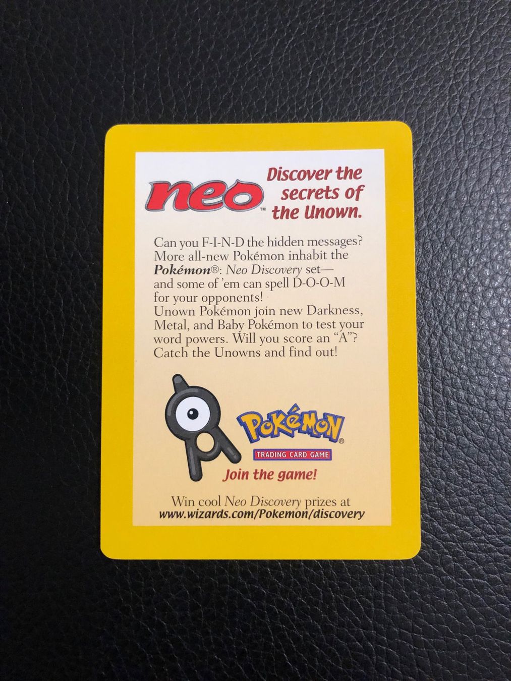 Pokémon Carte collezionabili: Pokémon 2001 Entei Reverse - Only Promo Insert Card Ab 1 – Usato da Paradiso venduto da Pkmn10