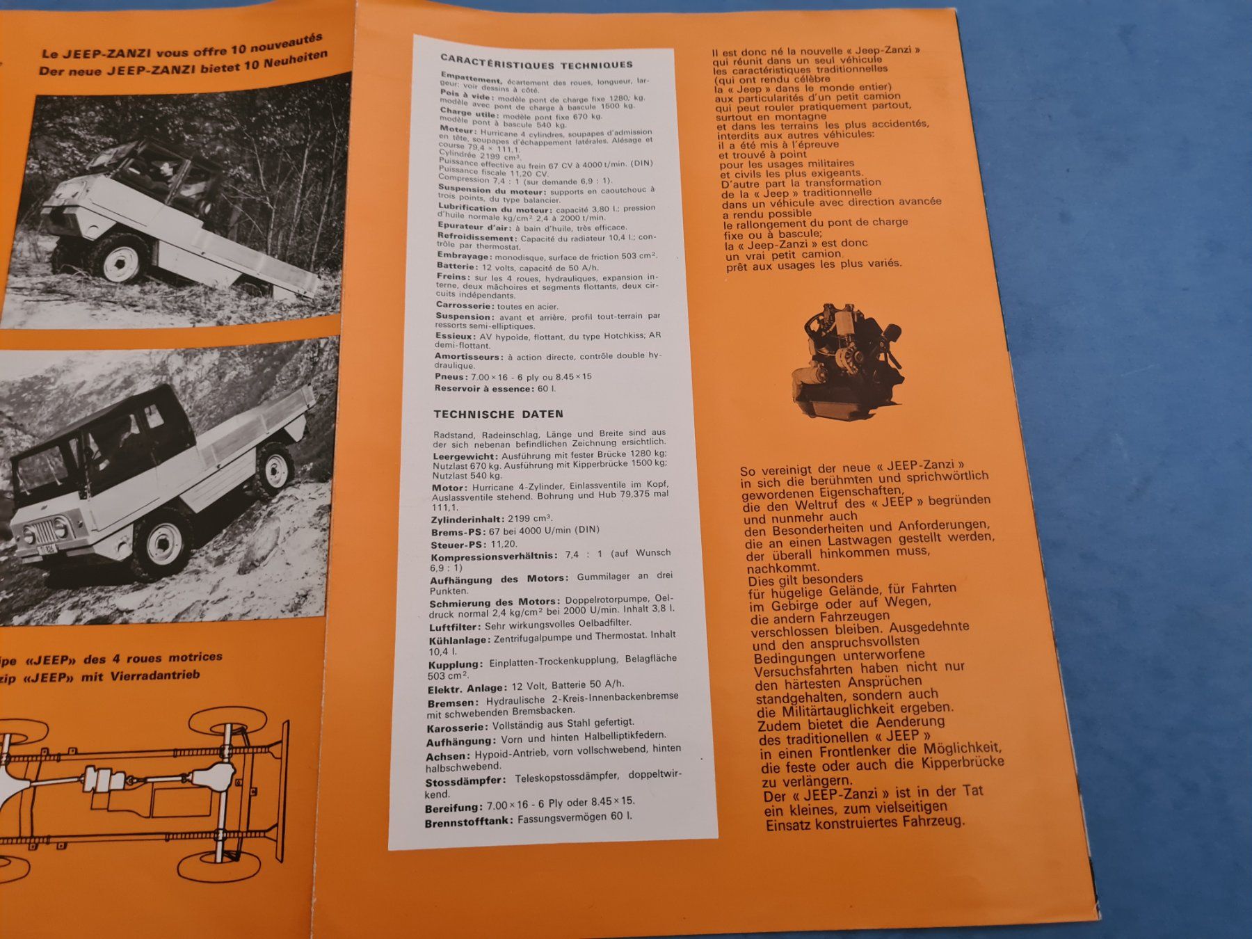 Jeep Dokumente: JEEP-ZANZI  SWISS  PROSPECTUS  VINTAGE  COLLECTION – Gebraucht aus Bellevue von BURGOLMANIA 5