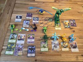 Bakugan Figuren Set mit div. Karten und viel Zubehör