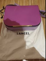 Lancel purple leather shoulder bag - like new!