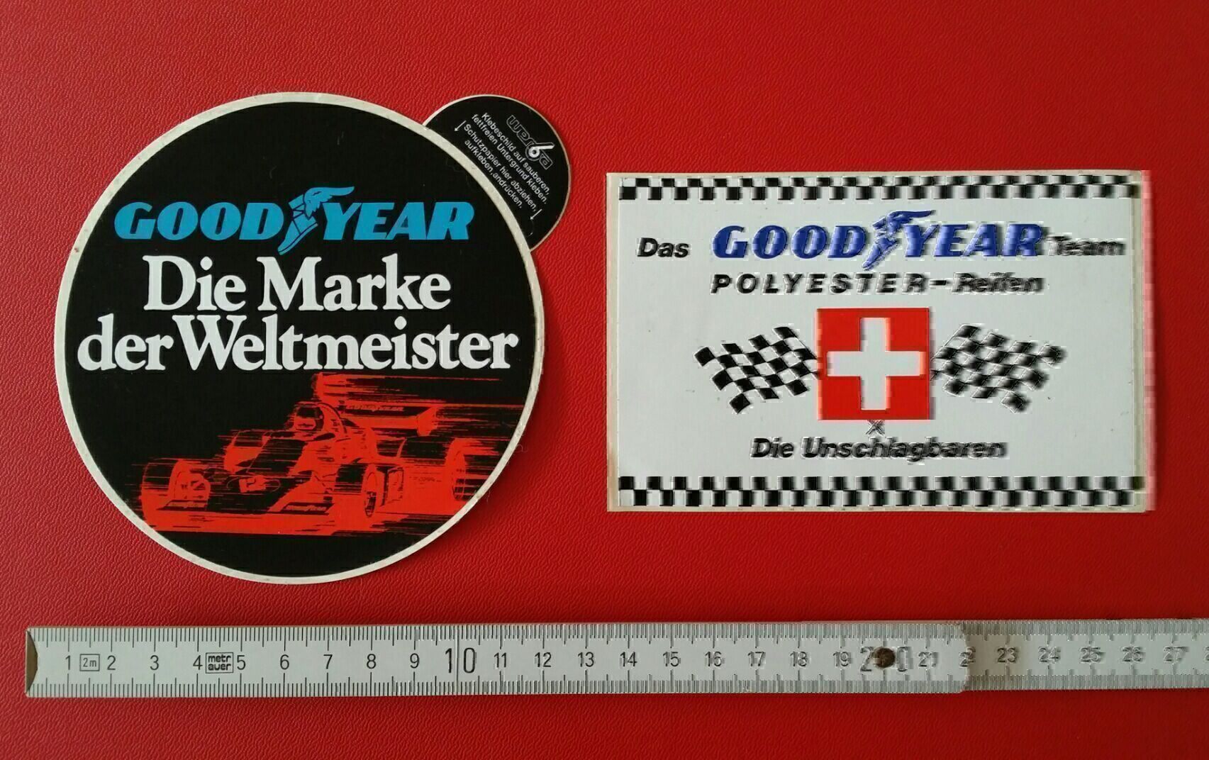 Sticker: 2 Stück GOOD YEAR Aufkleber – Usato da Gossau ZH venduto da SwissJapan