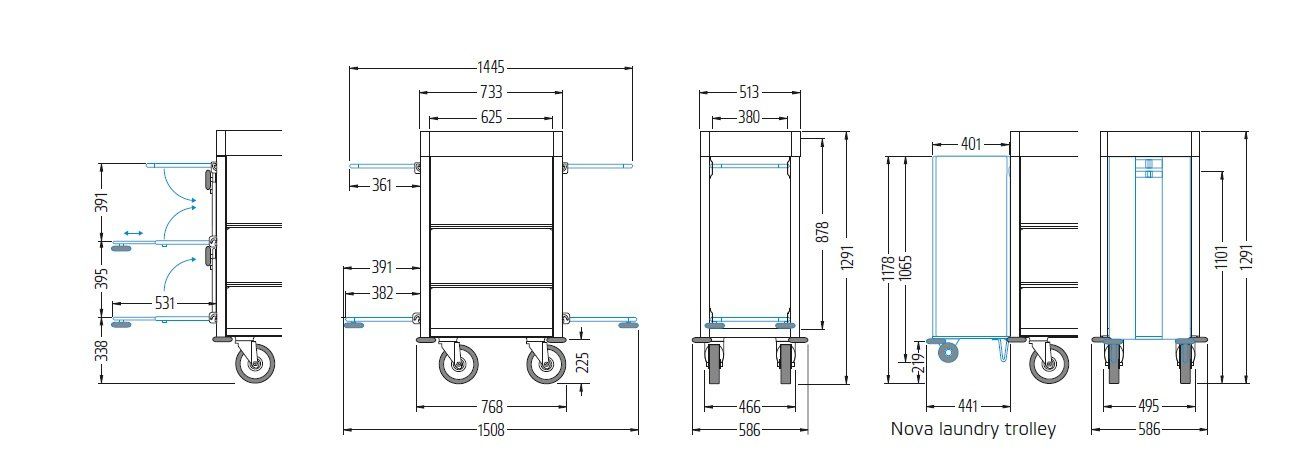 Pulizia & Igiene: Housekeeping-Wagen – Nuovo e nell'imballaggio originale da Locarno venduto da pmi_86ns 2
