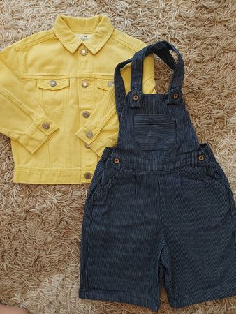 Set: Shorts, Jeansjacke, 104, 110