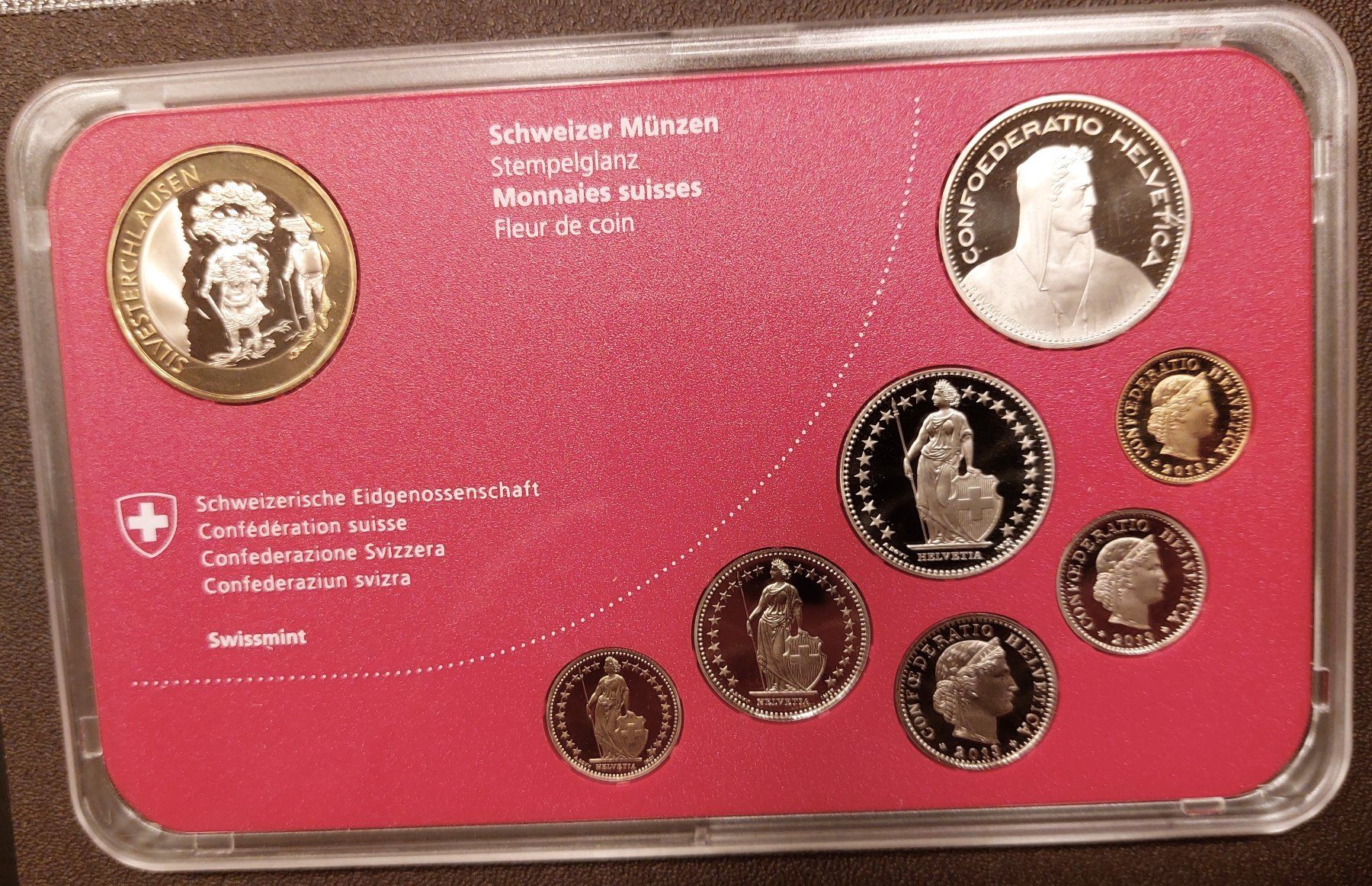 Tutti le monete: Münzsatz Schweiz 2013 stgl. – Nuovo (secondo la descrizione) da Arch venduto da coinsandmore 3