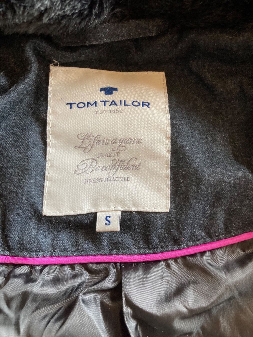 Tom Tailor Giacche: Kurzmantel Gr. S; Tom Tailor; schwarz – Usato da Mosnang venduto da Kusli09 4