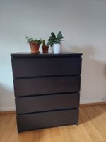 Kommode schwarz 5 Schubladen IKEA MALM guter Zustand