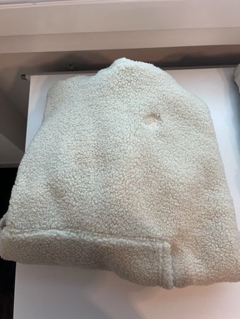 Teddy Hoodie beige Farbe noch nie getragen