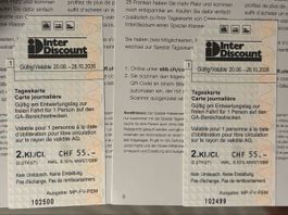 SBB Tageskarte / day pass