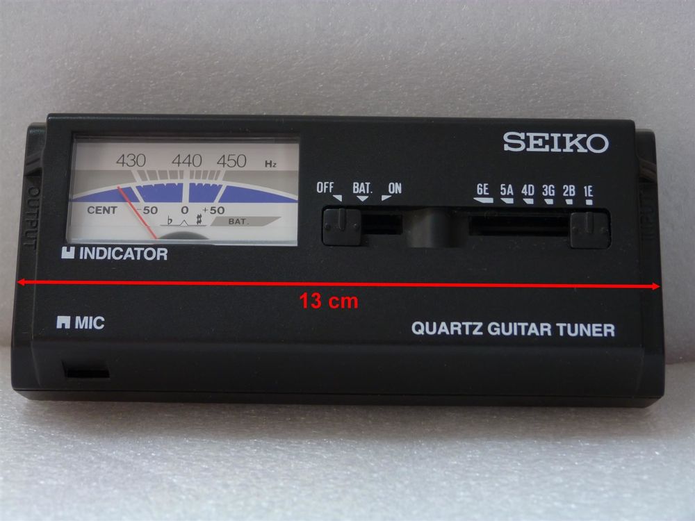 Quartz Guitar Tuner SEIKO Model ST600 Kaufen auf Ricardo