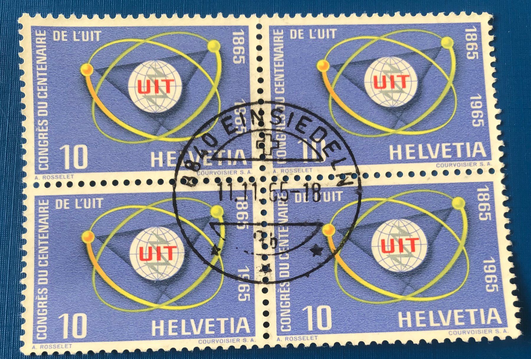 Tutti i francobolli: 4 er Block Nr.436 mit Vollstempel  Einsiedeln – Usato da Aarau venduto da Billa007