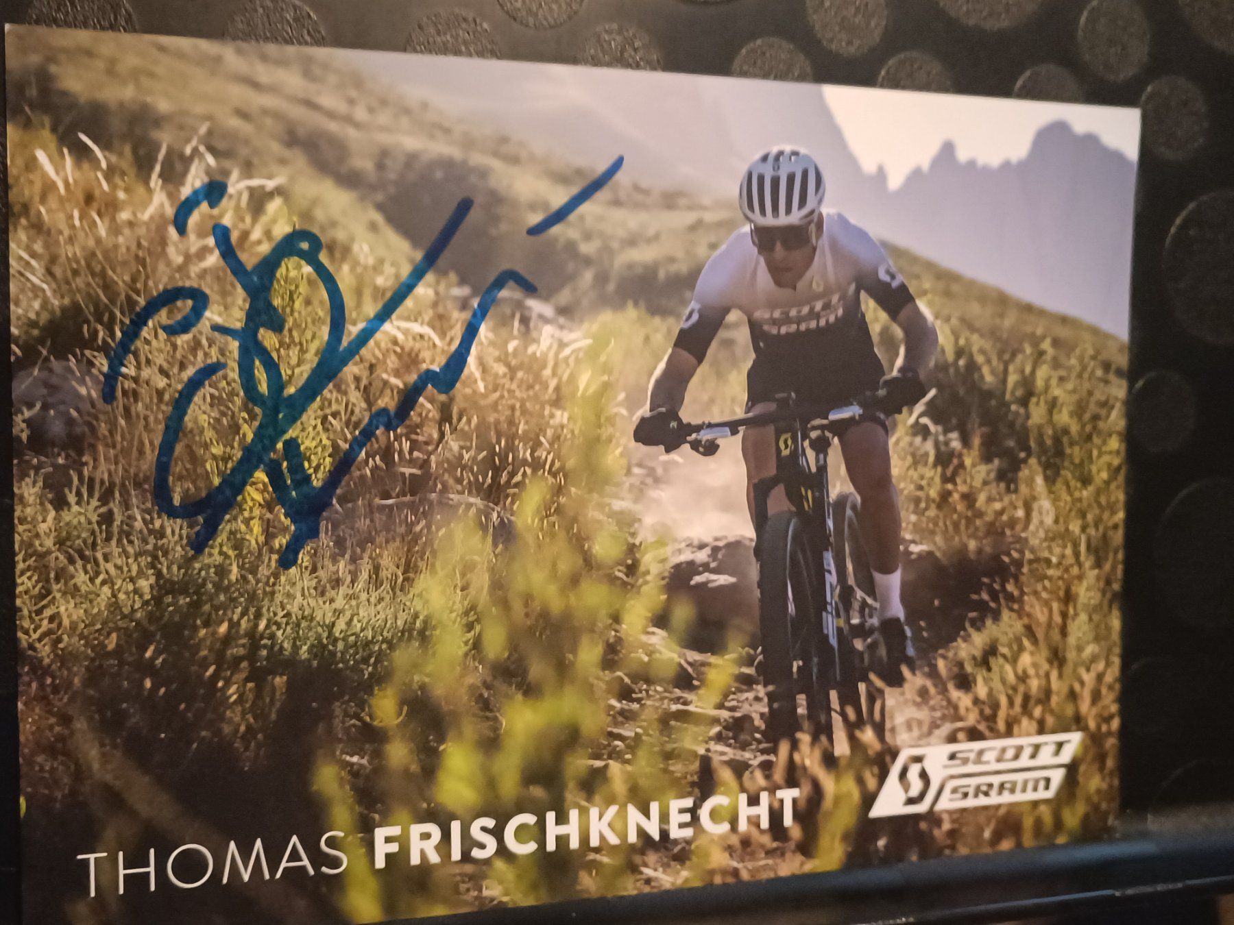 Autogramme: Thomas Frischknecht - Rad - A5 Karte – Gebraucht aus Menziken von Artographs