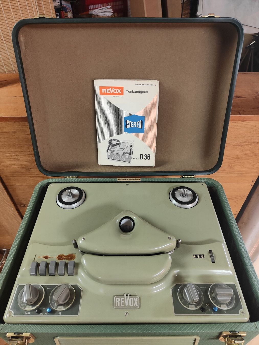 Revox Apparecchi a nastro: REVOX D36 Tonbandgerät – Usato da Bichelsee venduto da Sacoche1932 1
