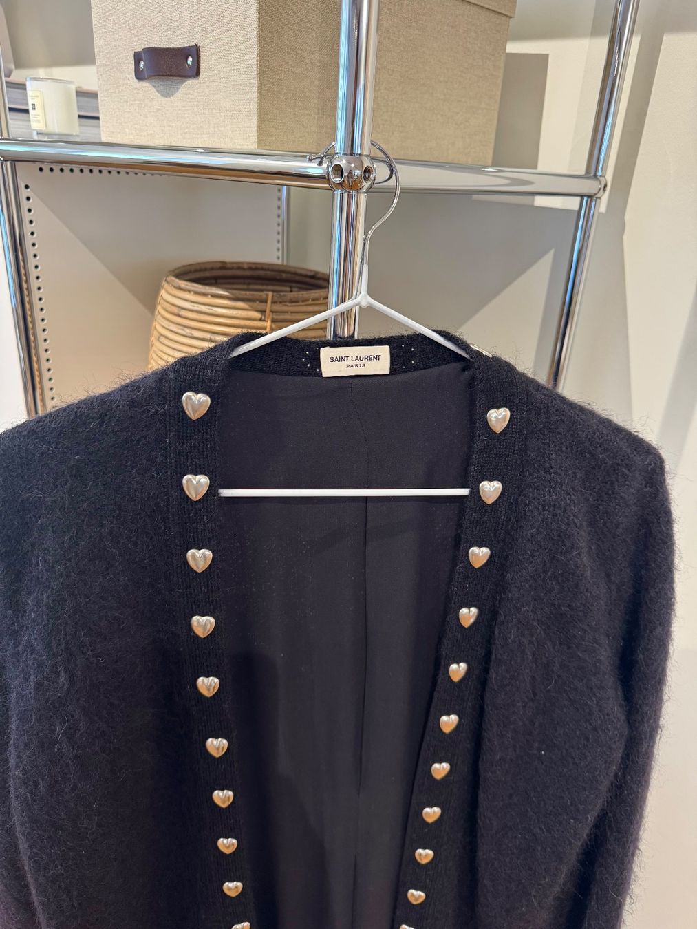 Saint Laurent Jacken: SAINT LAURENT CARDIGAN BLACK HEART – Neu (gemäss Beschreibung) aus Schwyz von bofb 2