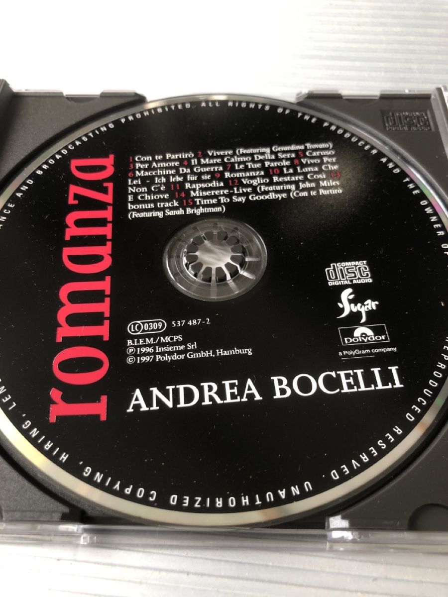 CD: Andrea Bocelli - Romanza CD - Top Zustand - – Usato da Flaach venduto da rubo7 1