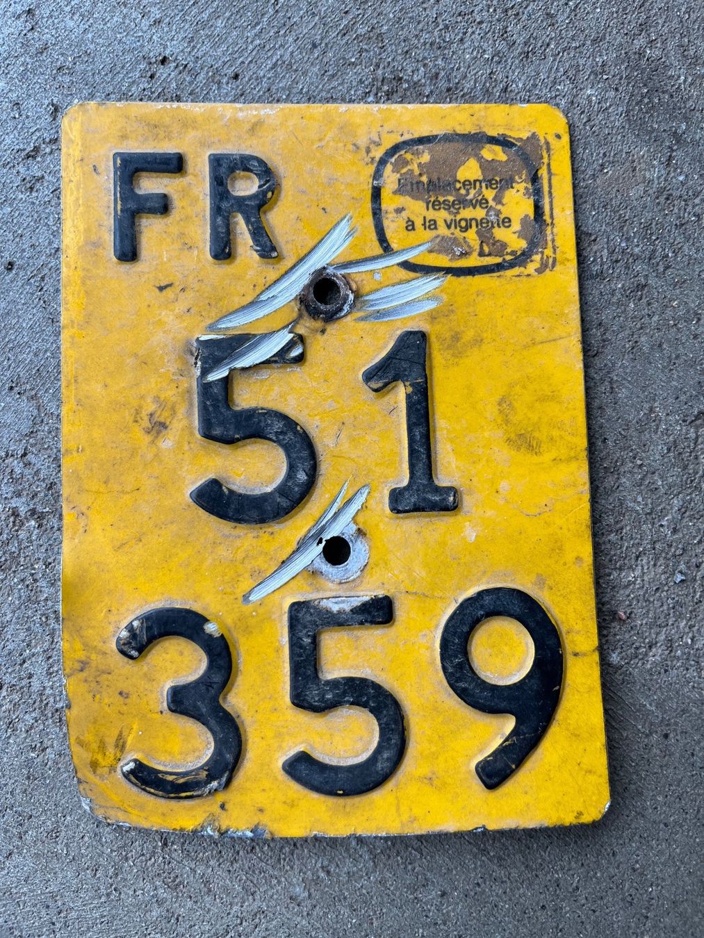 Puch Parti ricambio per ciclomotori: Freiburg Mofa Nummernschild – Usato da Fahrni b. Thun venduto da berger_tuning34