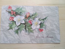 carte de vœux Bonne Année - neuve