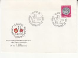 Sonderstempel S. 604 ..... Philatelique Europeen Basel 1965