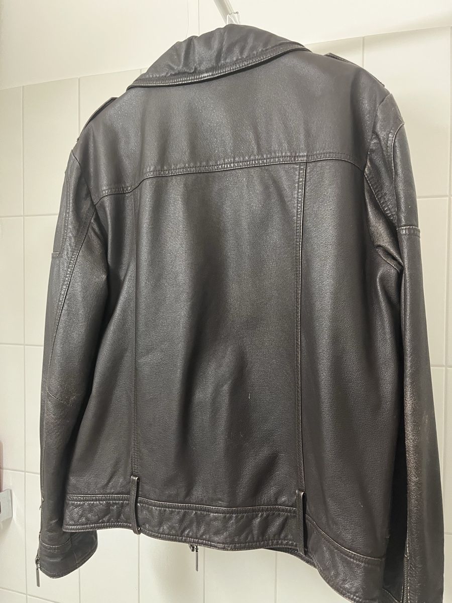 Jacken: Manguun Herren Lederjacke braun Gr. 50 – Neu (gemäss Beschreibung) aus Horgen von Saenker 6
